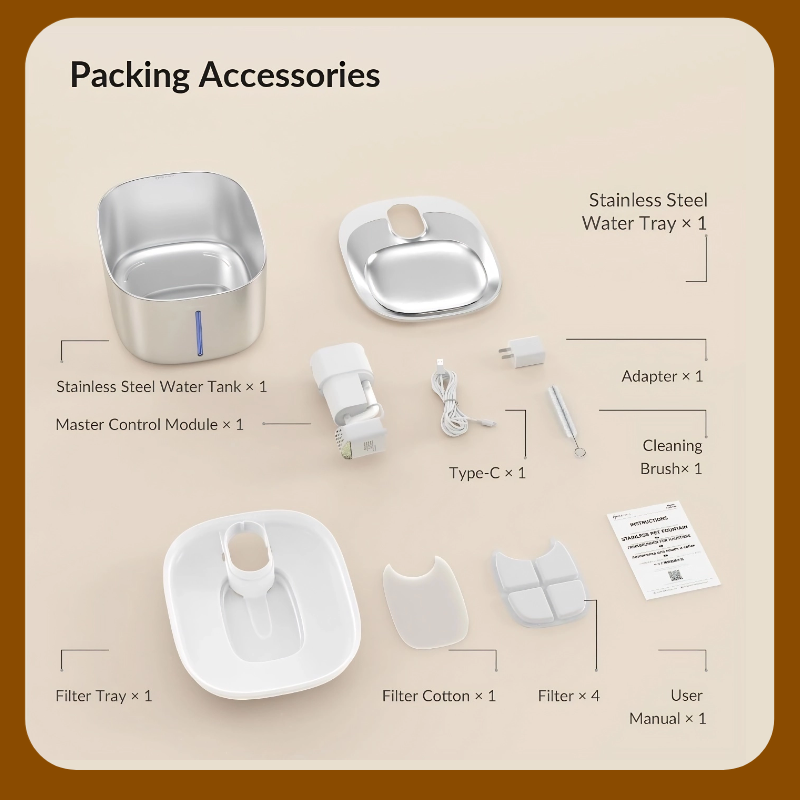 Best-Selling Wireless Smart Cat Fountain – Warm Water All Winter, Zero Cords, Just Comfort